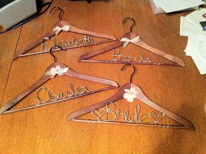 Personalized Hangers Completed! *PICS*