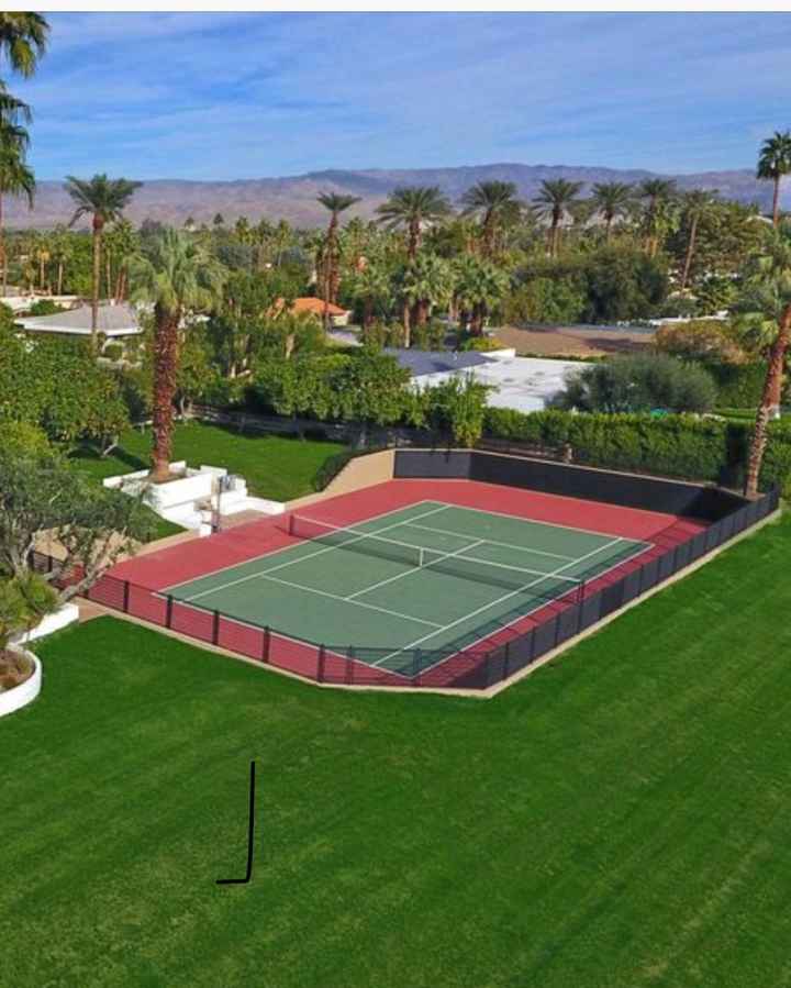 Tennis Court Reception