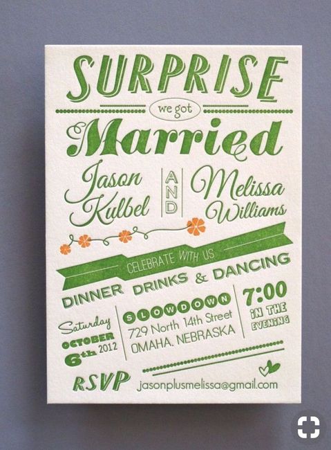  Small private destination wedding, larger party afterwards? - 3