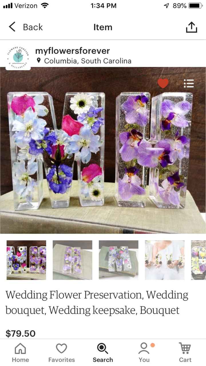 Bouquet preservation - 1