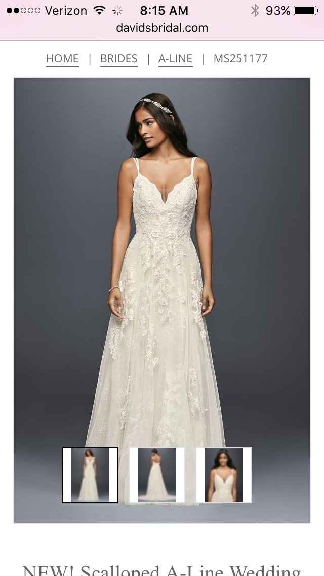 One of those! I can't decide on a dress!