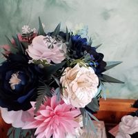 "Rough Draft" Bridal Bouquet- Side