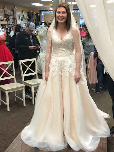 Who has/is going to wear a non-white wedding dress? - 1