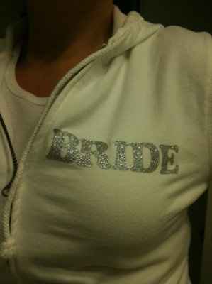 DIY iron-on day-of outfit