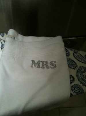 DIY iron-on day-of outfit