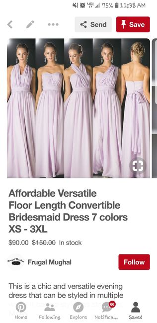 Bridesmaids dress - 1