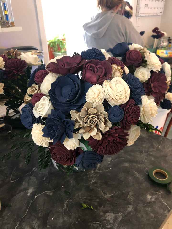 Wood flowers vs real flowers????? - 1