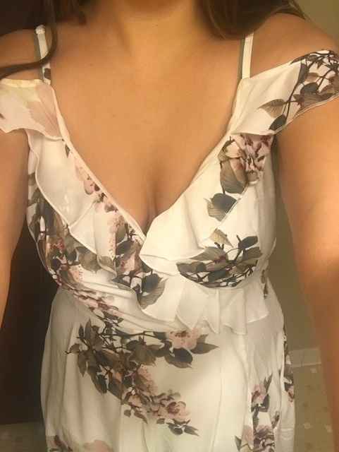 Front view- love the cold shoulder look!