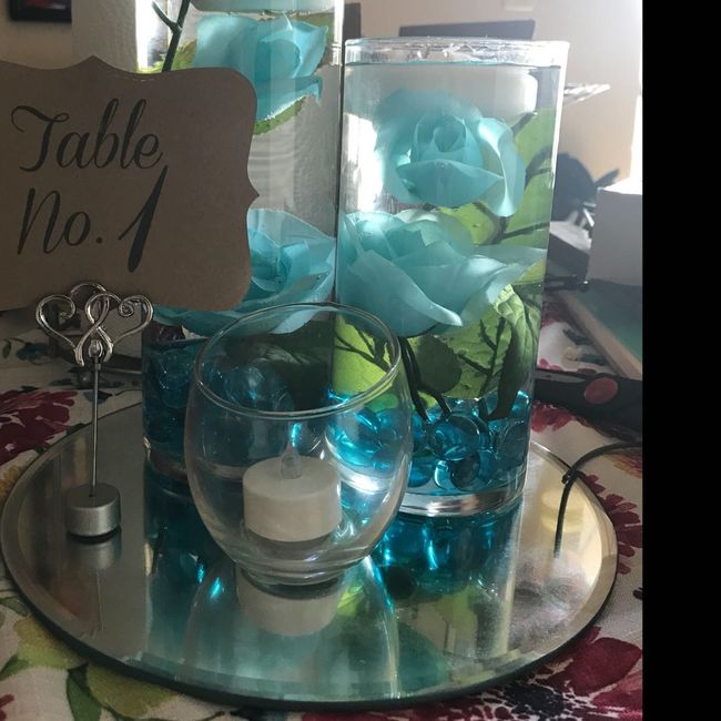 Floating candle centerpieces 2
