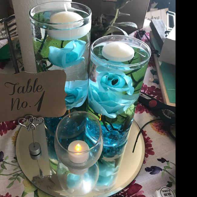 Floating candle centerpieces 3
