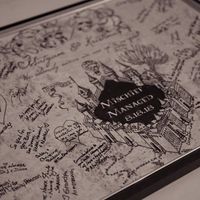 Our Harry Potter themed Guest "book"!