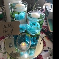 Floating candle centerpieces - 2