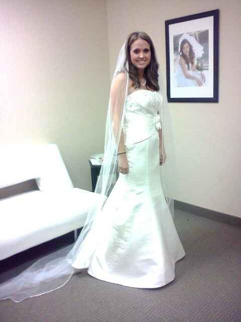Do I look ok in my wedding gown?