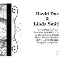 Camouflage Themed Wedding