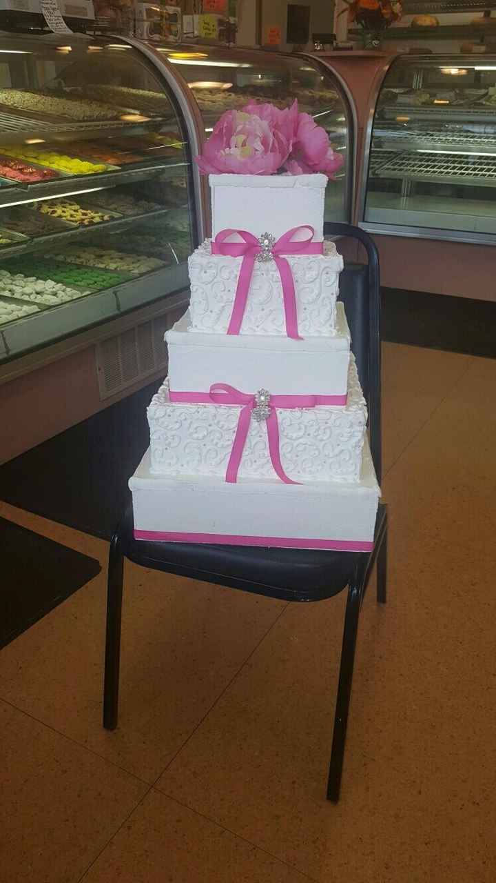 Deposit down for wedding cake !!