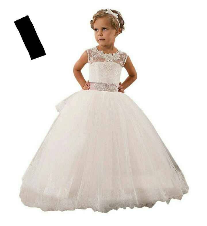 Flower girl dress cant pick.