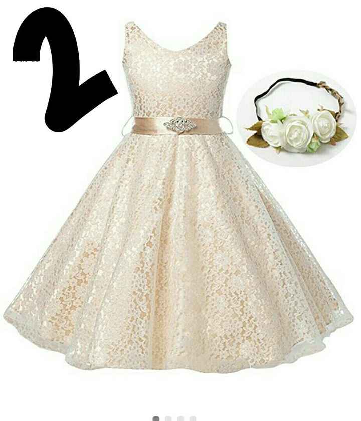 Flower girl dress cant pick.