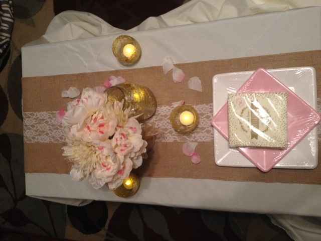 DIY reception table set-up. Opinions!! *Pics*