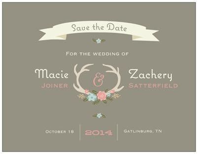 Finally ordered our Save The Dates!