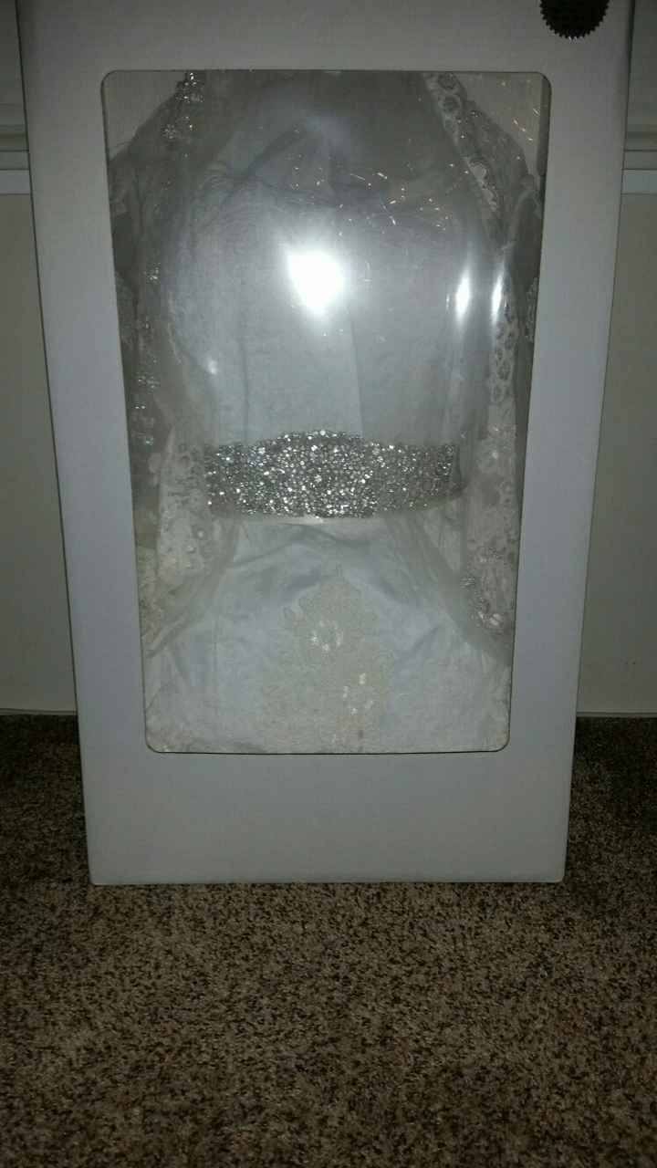 PSA: David's bridal gown preservation kit