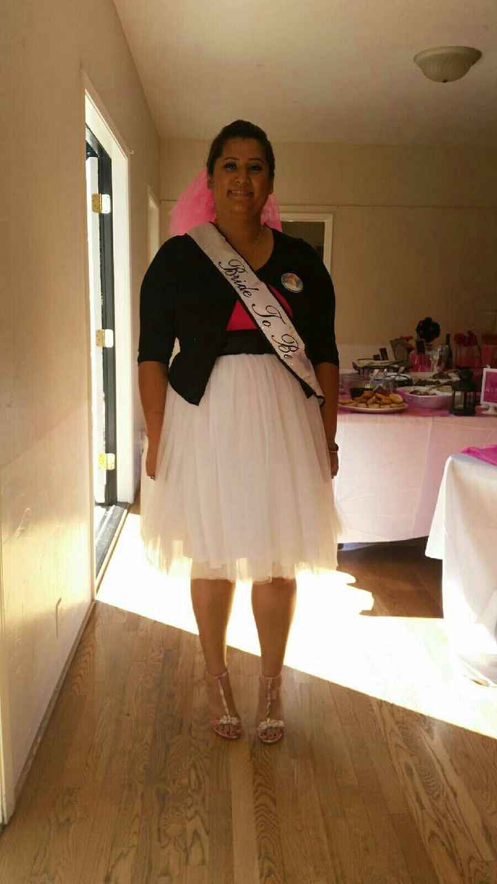 What are you wearing or did you wear to your Bridal Shower?