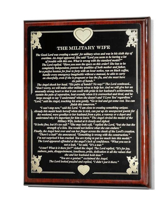 Something special for military wife MOH