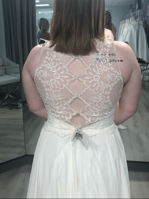 My dress is in! Going to try it on... - 2