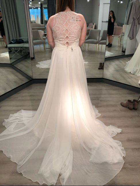 My dress is in! Going to try it on... - 4