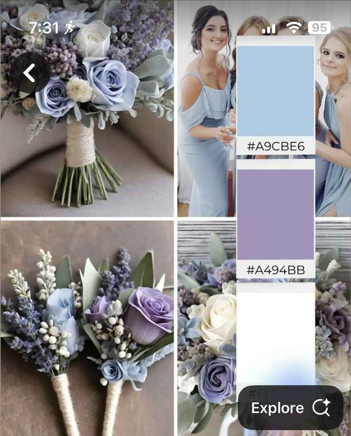 Help with color palette for wedding attire - 2