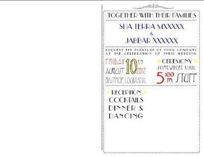 I just cannot do my invitations and Save the Dates myself for the life of me...