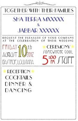 I just cannot do my invitations and Save the Dates myself for the life of me...