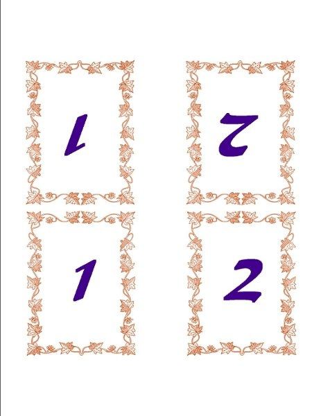 Crunch time--need yer help gals.  Ideas for SUPER CHEAP and easy table numbers