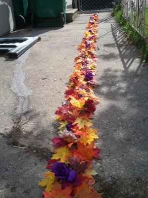 Aisle runner for outdoor ceremony?