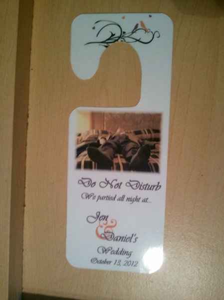 DIY "Do Not Disturb" door hanger