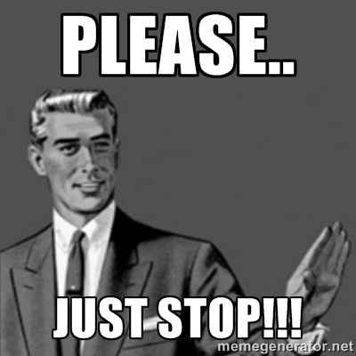 WTH! Stop hiding threads!