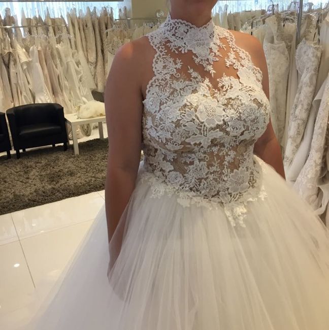 What was the most unique dress you tried on? Pics?