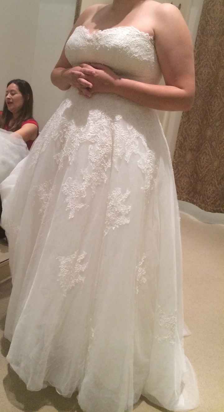 Said "YES TO THE DRESS" Kinda!!!