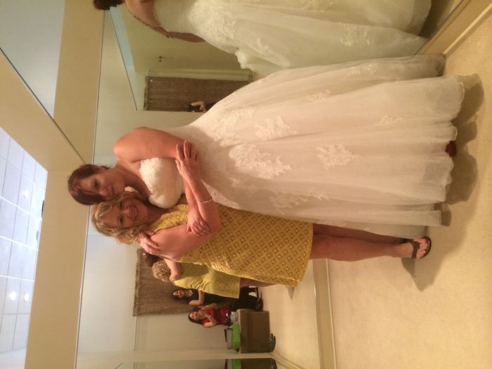 Said "YES TO THE DRESS" Kinda!!!