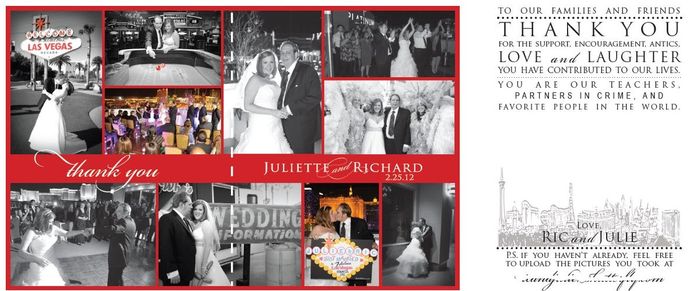 Photo thank you cards