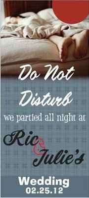 Update - 1st Draft DIY Do not disturb Hotel Door Signs