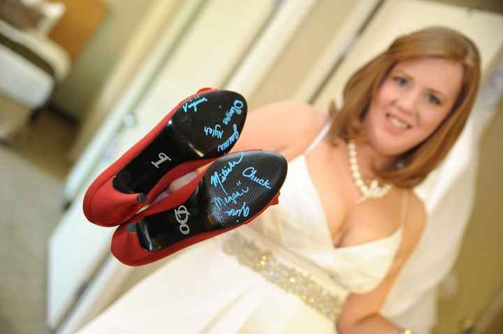"I Do" Bling on bride shoes??