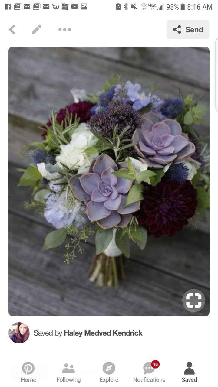 Non-flower elements in your bouquet - 1