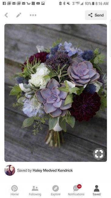 Non-flower elements in your bouquet - 1