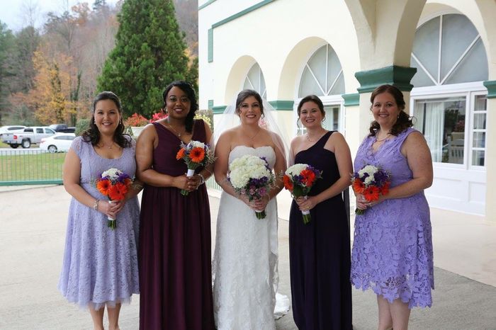 Mismatched Bridesmaids - 1