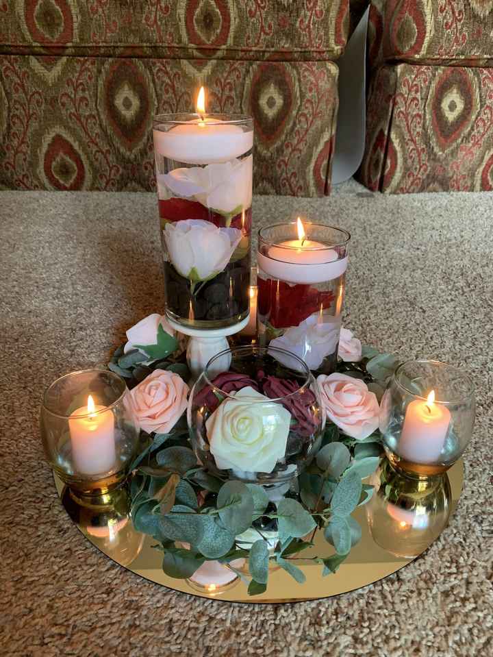 Bulk Burgundy and Ivory Roses - 1