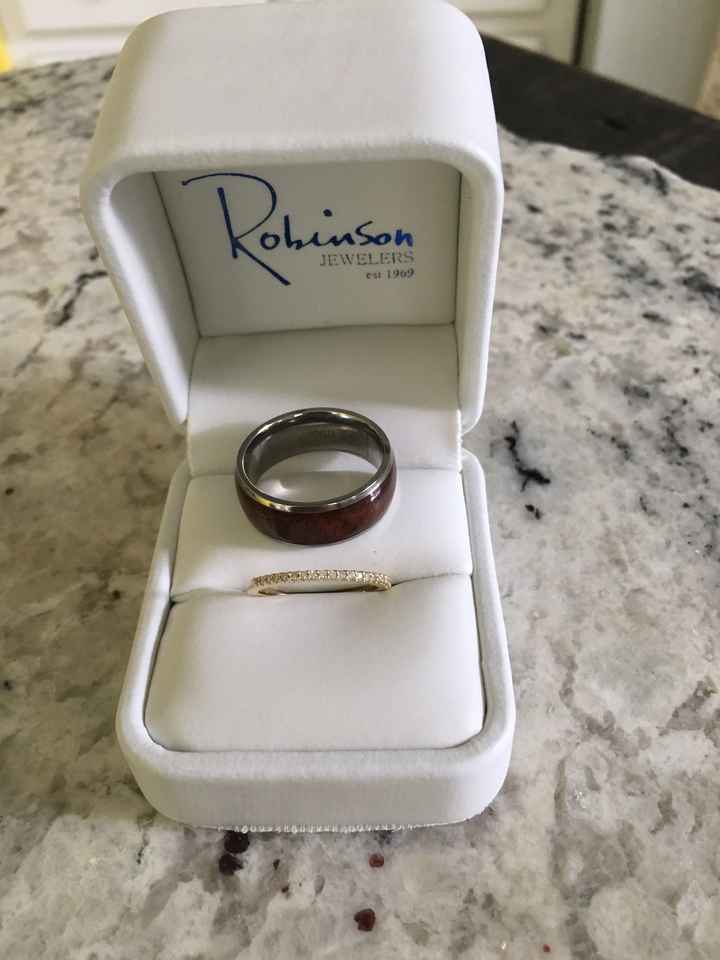 Wedding Band Finally Came In!!!