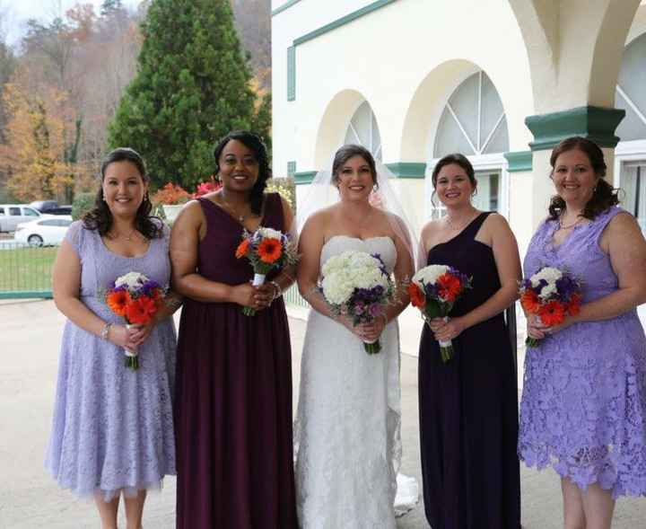 Mismatched Bridesmaids - 1