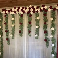 Help! How to Drape Curtain on Felt lined Wall - 1
