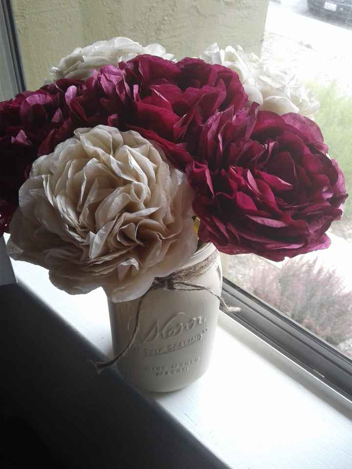 Handmade paper flowers