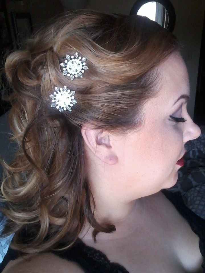 hair and makeup trial.